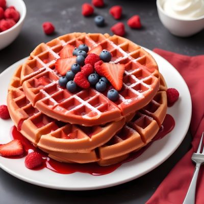 pikaso_texttoimage_Red-Waffles